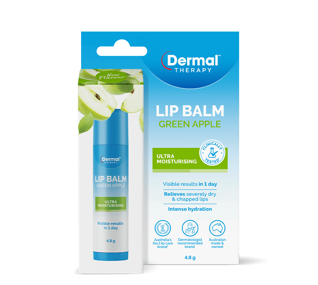 DERMAL THERAPY Lip Balm Green Apple Stick 4.8g