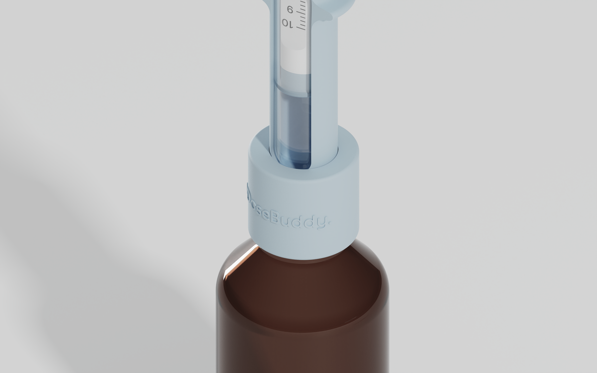 DoseBuddy 10ml Reusable Syringe Kit Blue