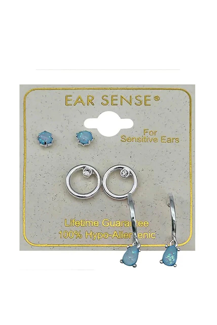 EarSense Silver Opaline Trio