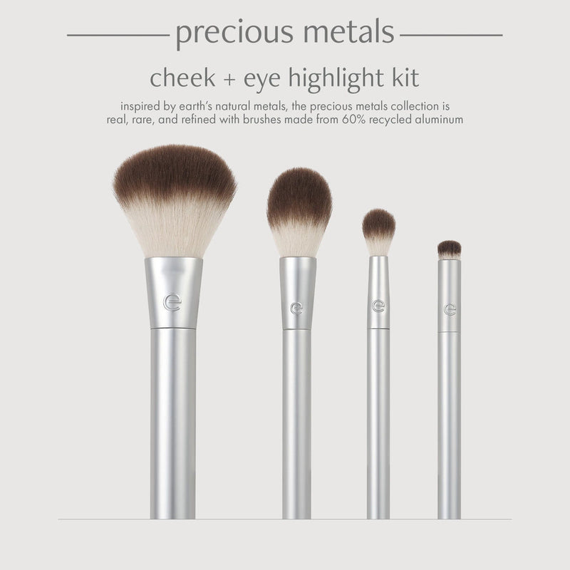 Ecotool Precious Metal Cheek + Eye High Light 4 pack Set