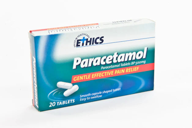 ETHICS Paracetamol 500mg Caplets 20s