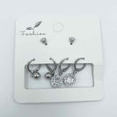 HB&Co 3 Pairs Stud/Fashion Hoops Earring