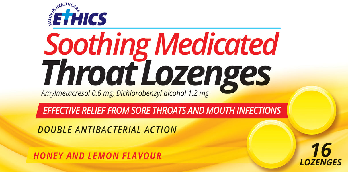 ETHICS Soothing Throat Lozenges 16