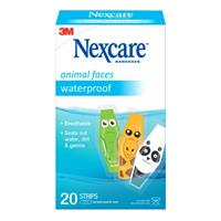 Nexcare Waterproof Animal Strips  20 Pack