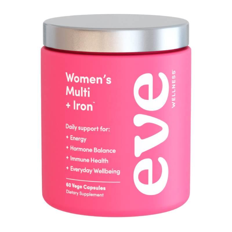 EVE Wellness Women's Multi + Iron Caps 60s