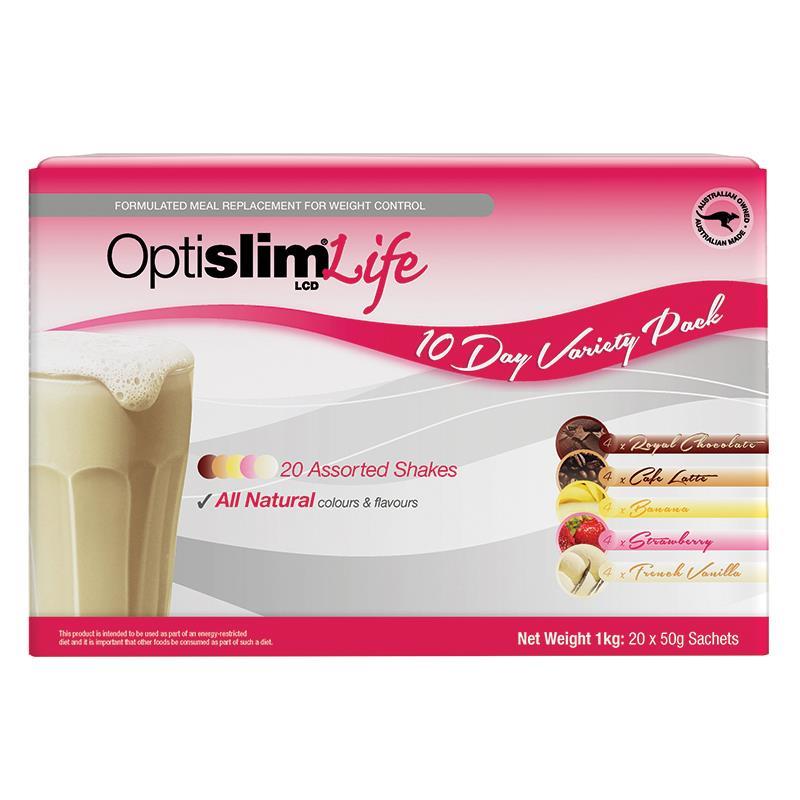 Optislim Life LCD 10 Day Variety 20s