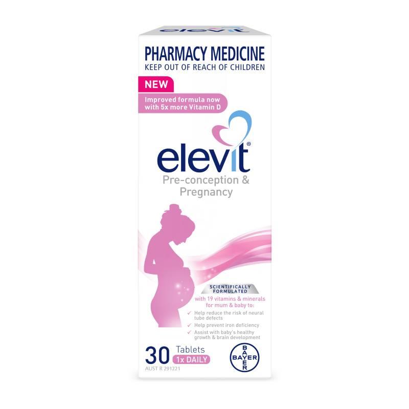 Elevit Pregnancy Vitamin D Tabs 30s