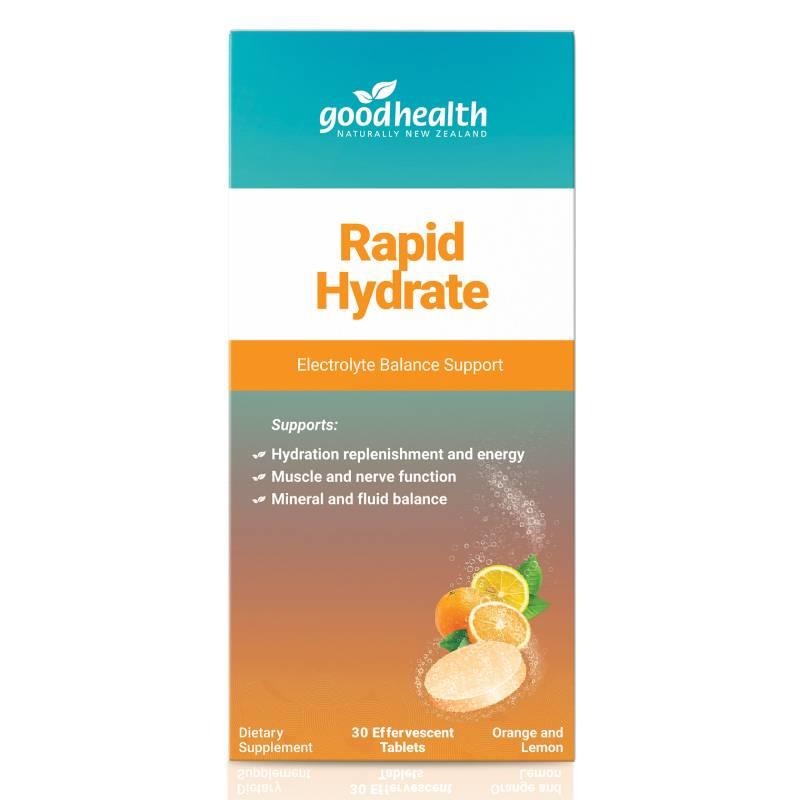 Good Health Rapid Hydrate Orange Lemon Effervescent Tab 30s