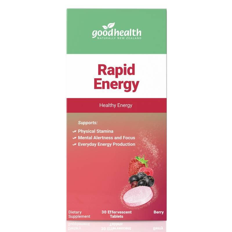 Good Health Rapid Energy Berry Effervescent Tab 30s