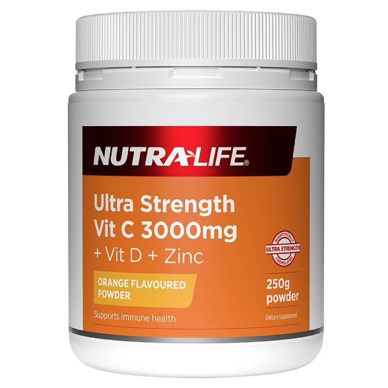 Nutralife Ultra Strength Vitamin C Powder 250g