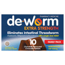 De-Worm Extra Strength Chocolate 10tabs