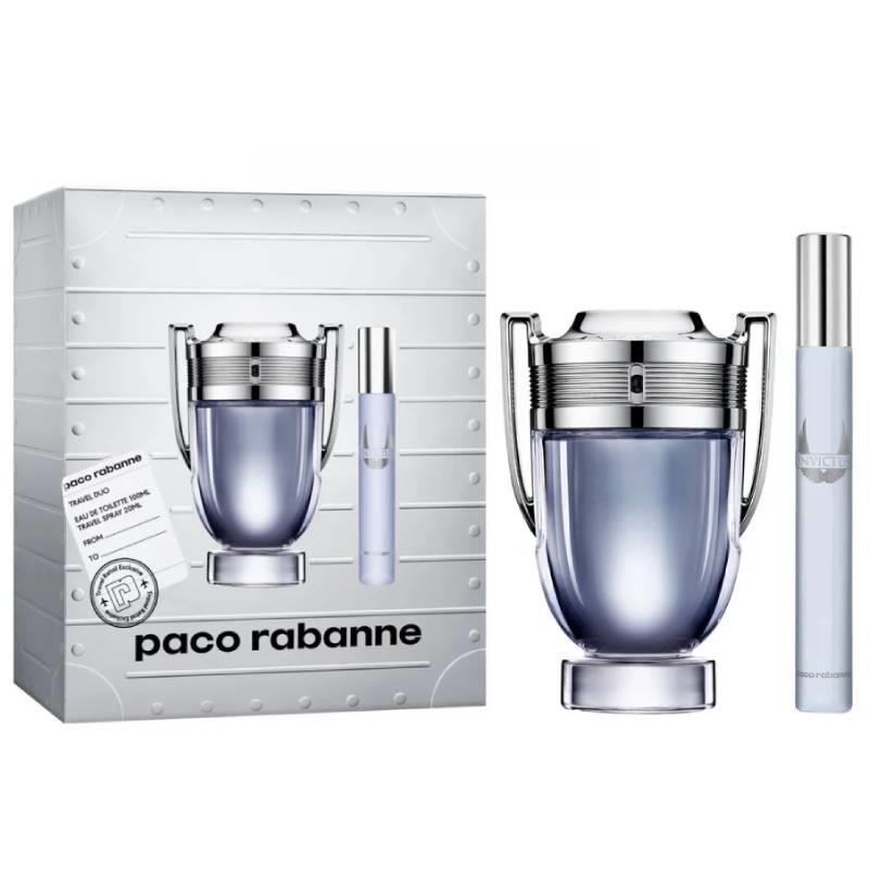Paco Rabanne Invictus Eau De Toilette 100ml + 20ml 2 Piece Set