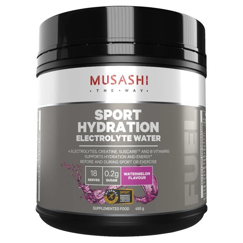 MUSASHI Hydration Pwd W/melon 450g