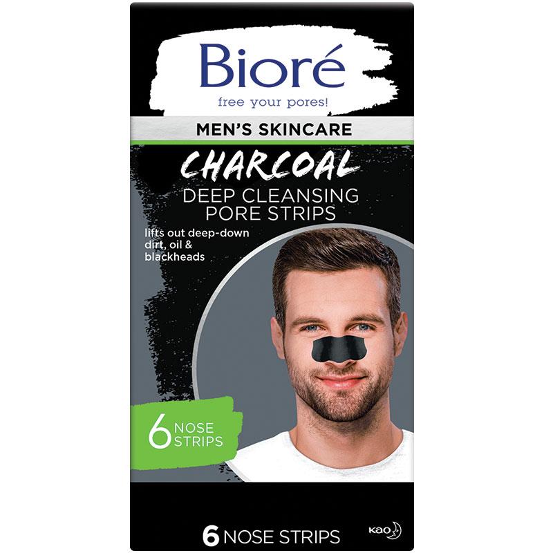 Biore Pore Strips Mens Charcoal 6