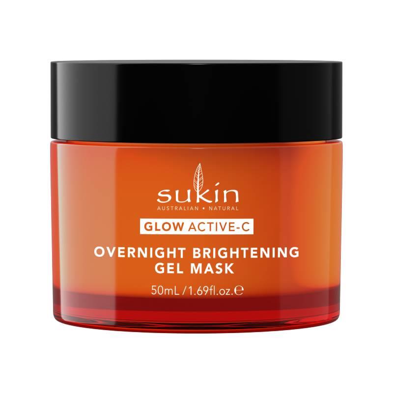Sukin Glow Active-C Vitamin C Overnight Brightening Gel Mask 50ml