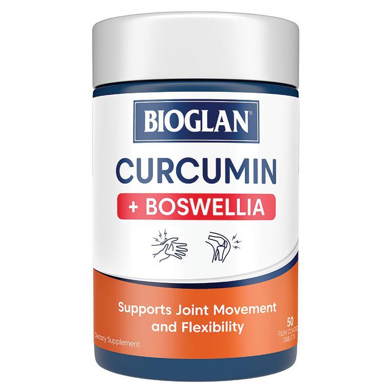 Bioglan Curcumin + Boswellia 50 Tablets