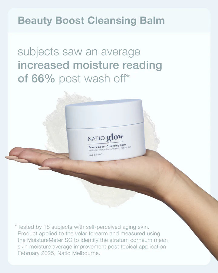Natio Glow Beauty Boost Cleansing Balm 100g
