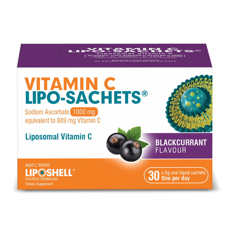 Lipo-Sachets Vitamin C Blackcurrant 30 Pack