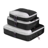 Globite 3 Piece Packing Cubes - Black