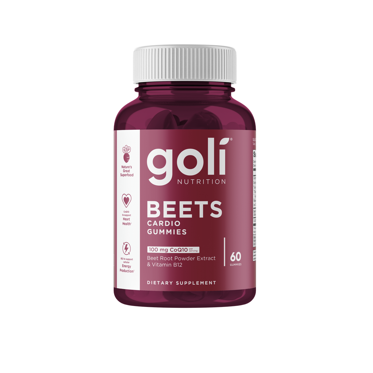 Goli Beets Cardio Gummies 60pcs