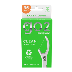 GO2 Dentagenie Clean Flossy x Minty 36pk