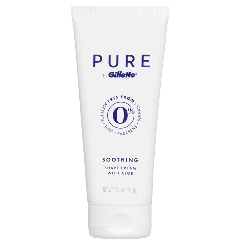 Gillette Pure Soothing Shave Cream with Aloe 170g