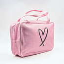 HB&Co Large Mini Check Make Up Bag