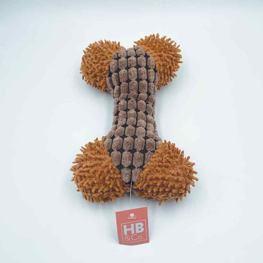 HB&Co Pet Plush Bone Toy 1ea