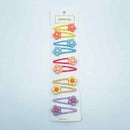 Princess Hair Clips Mini Multi Flower 10pk