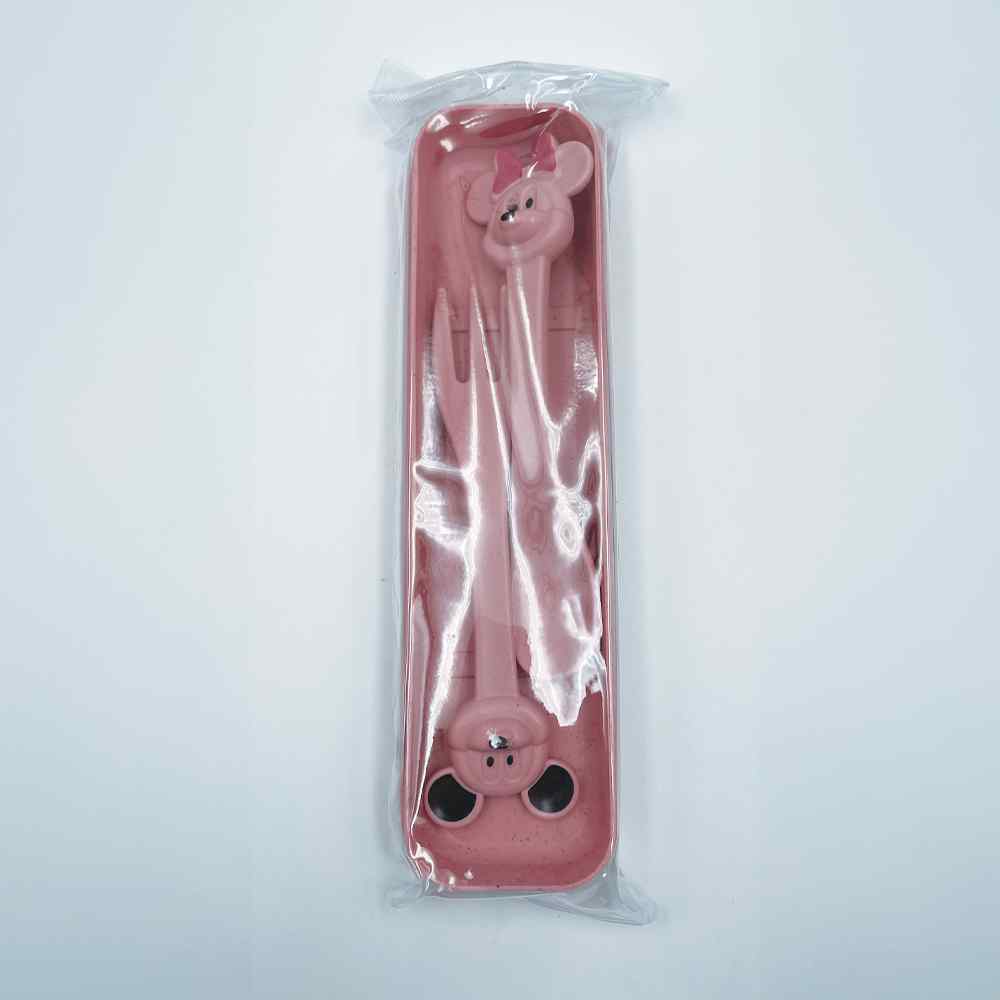 HB&Co Child BPA Free Plastic Spoon and Fork Set