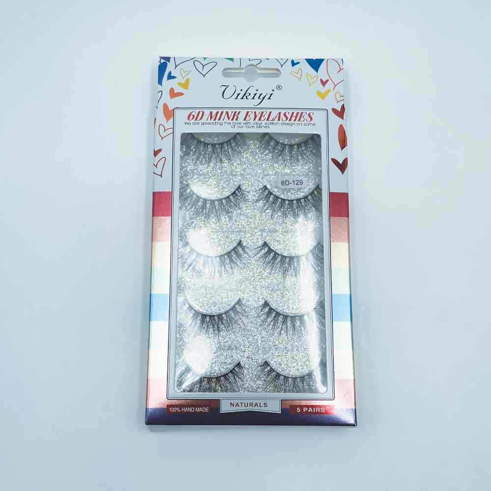 Vikiyi Mink Eyelashes Style M129 5pk