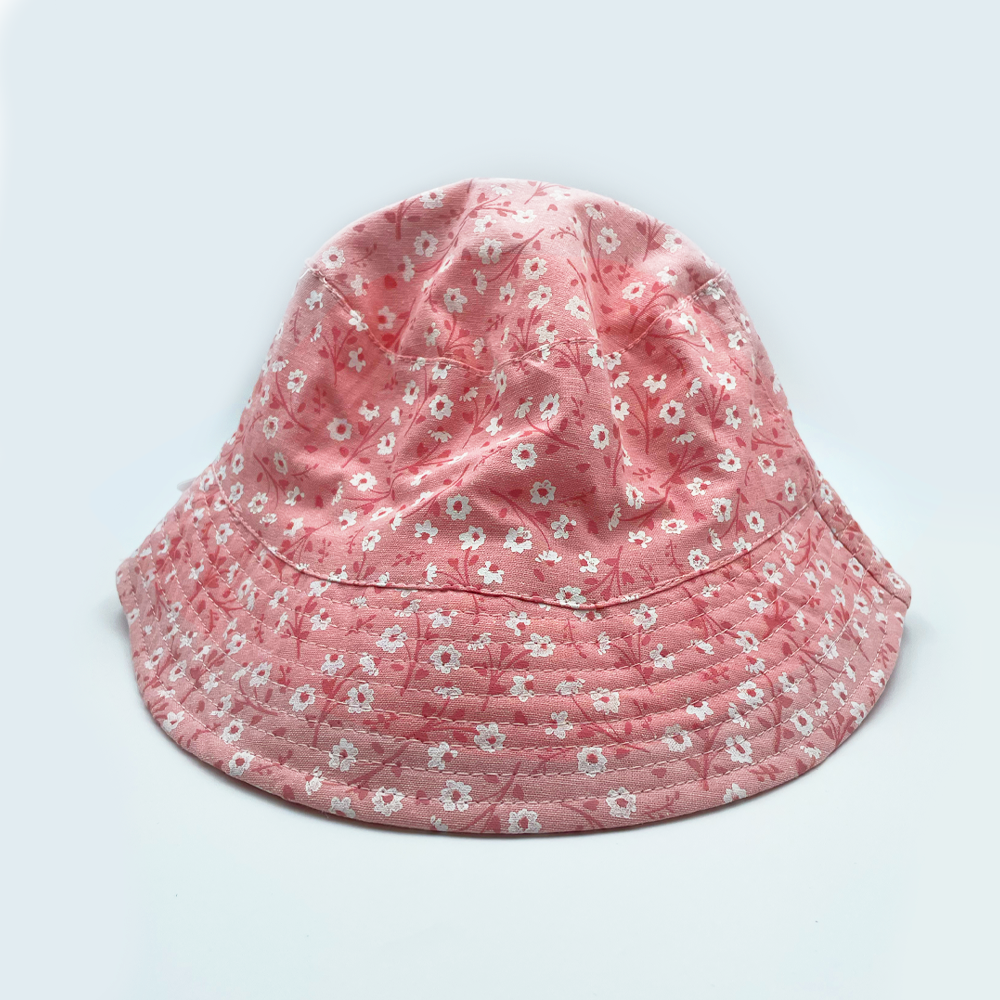 Ditsy Floral Bucket Hat Pink Small