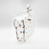 HB&Co Cosmetic Make Up Bag Sheer Flower