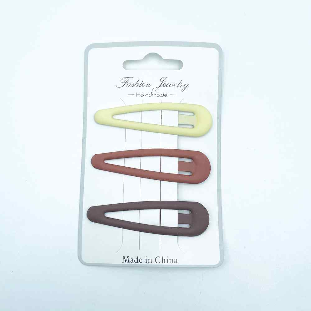 BC Hair Clips Neutrals 3pk