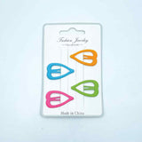 Fashion Jewelry Hair Clips Mini Hearts 4pk