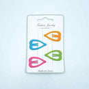 Fashion Jewelry Hair Clips Mini Hearts 4pk