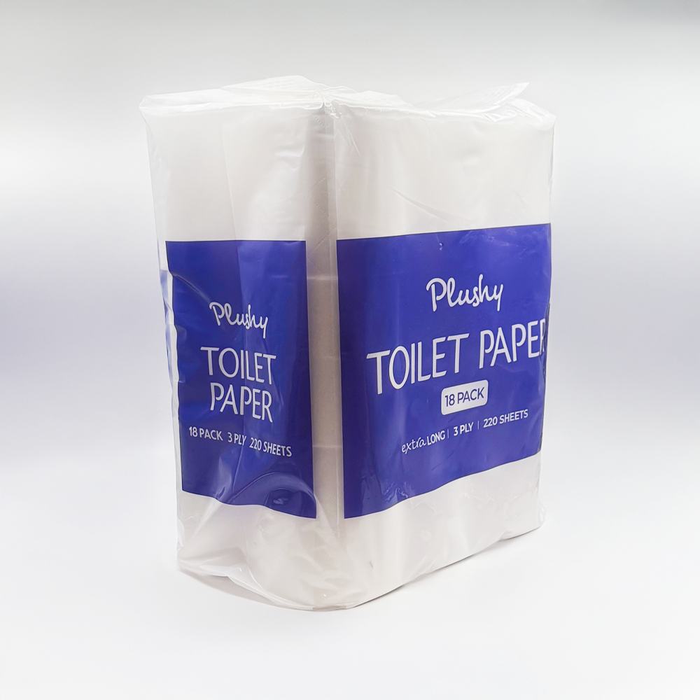 PLUSHY 3 Ply Toilet Paper 18pk