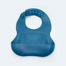 BC Everyday Baby Silicone Bib Dark Blue