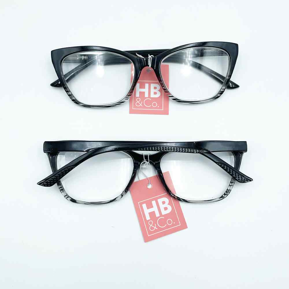HB&Co Fashion Reading Glass +3 Black design