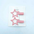 Hair Clips Mini Stars Assorted 2pk