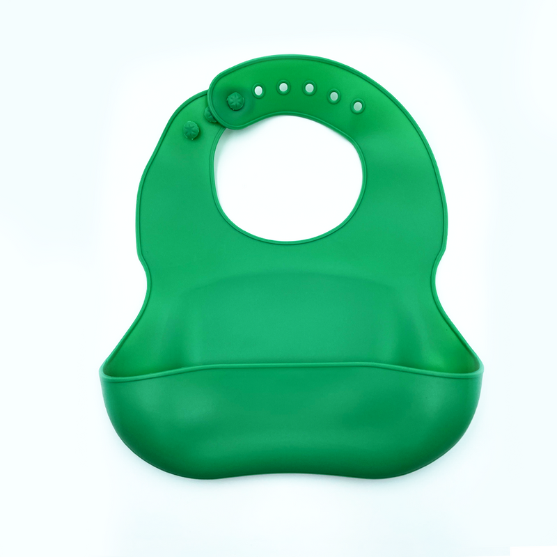 BC Everyday Baby Silicone Bib Green
