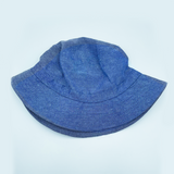 Chambray Bucket Hat Denim Mid Blue Large