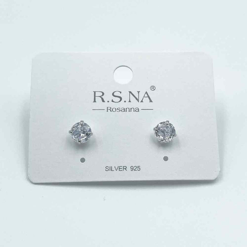 HB&Co Silver Diamond Studs Earring