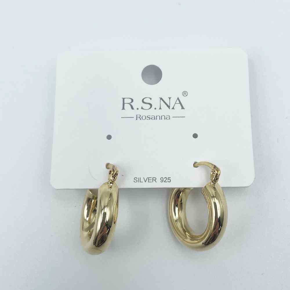 HB&Co Classic Hoop Silver Earring