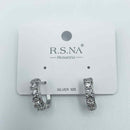 HB&Co Diamond Dazzle Silver Earring