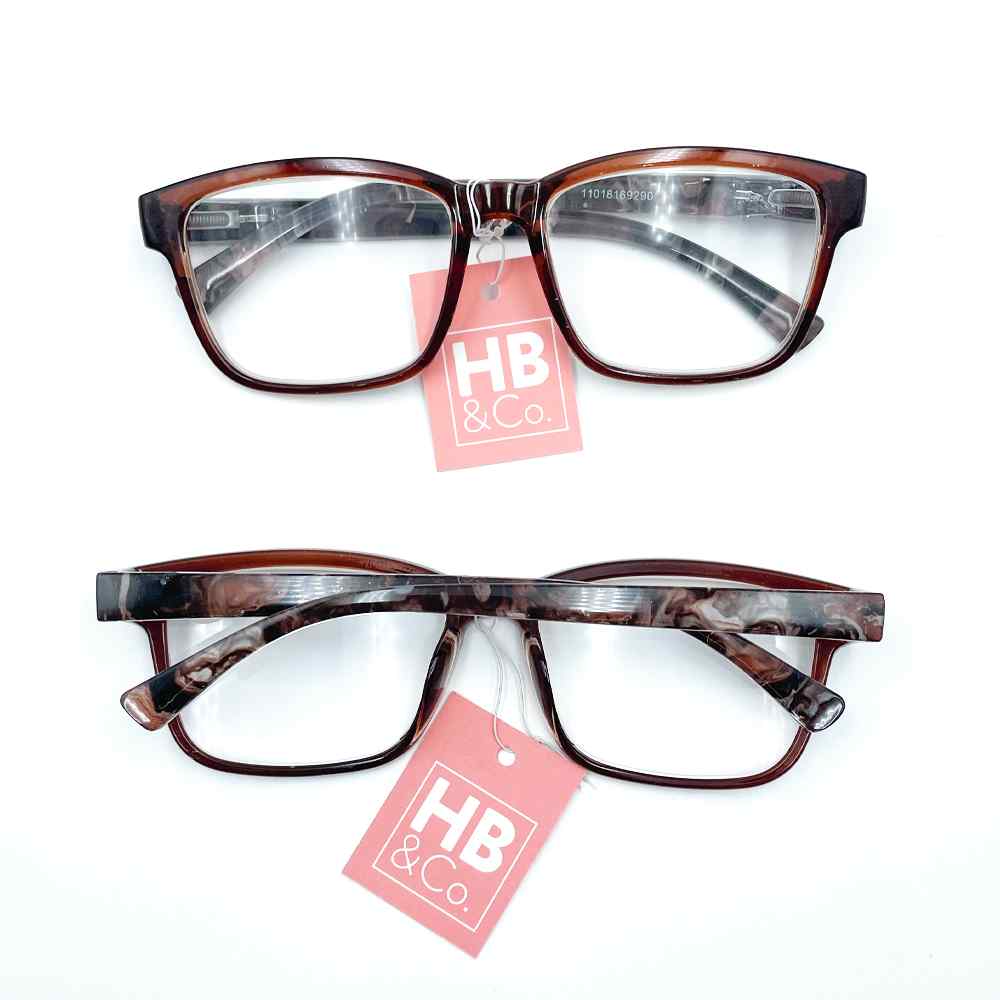 HB&Co Fashion Reading Glasses +1 Brown 1ea