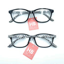HB&Co Fashion Reading Glasses +1 Black and White