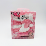 Ruby Face Hair Drying Towel Striped