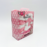 Ruby Face Hair Drying Towel Striped