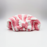 Ruby Face Hair Drying Towel Striped